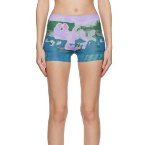 Miaou Multicolor printed booty short